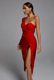 lovefery Tanna One Shoulder Midi Dress