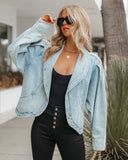 Wooster Street Pocketed Denim Jacket