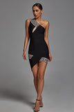 lovefery Zinney One Shoulder Cocktail Dress