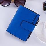 Foldable Short Wallet, Multi Card Slots Coin Purse, Trendy PU Leather Money Clip