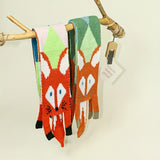 Cozy Fox Plush Scarf For Women - Soft Polyester, Warm & Stylish Winter Accessory, Machine Washable