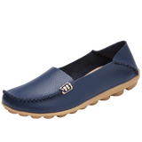 Cozy Microfiber Penny-loafer Shoes - Ultra Lightweight, Soft Flannel Lining, Superfine Fiber Insole, Round Toe, TPU Sole, Perfect for Spring and Casual Occasions - Womens Comfortable Footwear