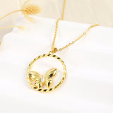 ZYBT Women's Butterfly Necklace Various Styles Party Outing Matching Holiday Gift