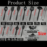 21pcs/set, Non-Stick Silicone Kitchen Utensil Set - Includes Cooking Turner, Soup Spoon, Whisk, Pasta Spoon, Tongs, Oil Brush, Cream Spatula, Measuring Spoon, Egg Separator, and More - Essential Kitchen Supplies for Effortless Cooking