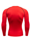 Men's High-Stretch Compression Top - Quick-Dry, Moisture-Wicking, Long-Sleeve Athletic Shirt for All-Season Performance & Comfort