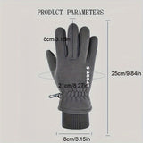 Winter Warm Ski Gloves High Quality Polar Fleece Flip Ski Riding Gloves Unisex Gloves Waterproof Windproof Cold Touch Screen Gloves Bicycle Motorcycle Riding Gloves