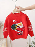 Cozy Kids' Christmas Knit Pullover Sweater - Soft, Warm, and Festive Holiday Wear for Boys and Girls - Children's Knitwear for Winter Season