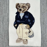 Women Sweaters Cartoon Rl Bear Women Winter Clothing Fashion Long Sleeve Knitted Pullover Cotton Wool Cotton Soft KOQ6