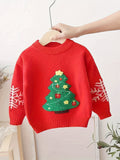 Cozy Kids' Christmas Knit Pullover Sweater - Soft, Warm, and Festive Holiday Wear for Boys and Girls - Children's Knitwear for Winter Season