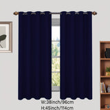 1panel Grommet Top Blackout Curtain Thermal Insulation Noise Reduction And Blackout Curtain Room Blackout Curtain Living Room Bedroom Home Decor