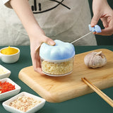 1pc Multifunctional Manual Garlic Grinder & Meat Chopper - Essential Kitchen Gadget for Easy Prep