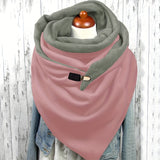 Casual Knitted Polyester Neck Gaiter Scarf - Elastic, Soft and Warm Triangular Scarf for Weekend Casual - Windproof and Thermal Spandex Blend, Decorative Neck Warmer