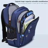 Stylish Junior High Backpack for Boys - Spacious, Durable & Fashion-Forward - Perfect for School Students - New Design