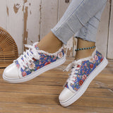 lovefery - Halloween Yellow Casual Daily Patchwork Printing Round Comfortable Shoes