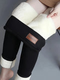 Winter Essential: Cozy Fleece-Lined High-Waisted Leggings - Perfect for Women's Active Lifestyle