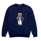 Women Sweaters Cartoon Rl Bear Women Winter Clothing Fashion Long Sleeve Knitted Pullover Cotton Wool Cotton Soft KOQ6