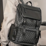 Versatile Casual Chic PU Leather Backpack: Large Capacity, Laptop Safe, Perfect for School & Daily Commute