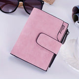 Foldable Short Wallet, Multi Card Slots Coin Purse, Trendy PU Leather Money Clip