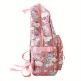 New 3-piece Lightweight School Backpack For Male And Female Students, Laptop Bag, Travel And Leisure Minimalist Bag, Cute Unicorn Backpack For College And High School, Teenage Girl And Boy Backpack