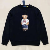 Women Sweaters Cartoon Rl Bear Women Winter Clothing Fashion Long Sleeve Knitted Pullover Cotton Wool Cotton Soft KOQ6