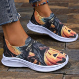 lovefery - Yellow Casual Sportswear Daily Patchwork Printing Round Comfortable Shoes