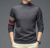 Men's Sweaters Top Grade New Autum Winter Half Mens Turtleneck Designer Fashion Brand Pullover Cardigans Polo Male Knitted Hoodie