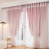 1pc Double-Layer Thermal Insulated Blackout Curtains for Bedroom, Living Room, and Nursery - Modern Grommet Drapes for Effortless Privacy and Energy Efficiency