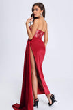 lovefery Kaylae Corset Satin Maxi Dress