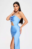 lovefery Lori Halter Midi Bandage Dress