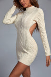 lovefery Iuana Backless Mini Knit Dress