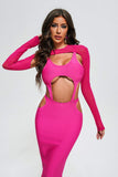 lovefery Jubilee Cutout Maxi Bandage Dress