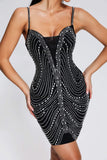 lovefery Ymmi Diamonate Mini Bandage Dress