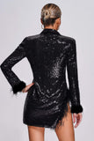 lovefery Ziriy Sequin Blazer Dress