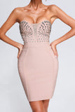 lovefery Reagan Diamonate Mini Bandage Dress