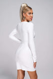 lovefery Cere Diamonate Mini Bandage Dress