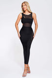 lovefery Tannen Mesh Midi Bandage Dress