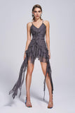 lovefery Caitriona Ruffled Mini Dress