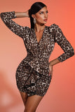 lovefery Sibyl Leopard Mini Dress