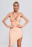 lovefery Deilyuh Sequin Midi Bandage Dress