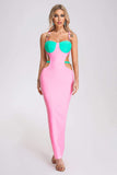 lovefery Quiyana Cutout Bandage Maxi Dress