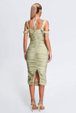 lovefery Hope Ruched Midi Dress