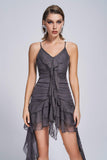 lovefery Caitriona Ruffled Mini Dress