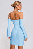 lovefery Vocca Halter Mini Bandage Dress