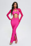 lovefery Jubilee Cutout Maxi Bandage Dress