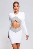 lovefery Irra Diamonate Mini Bandage Dress