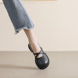 lovevvr - Women Vintage Round Toe Mary Jane