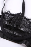 lovefery Neon Lace Balconette Bralette Lingerie Set