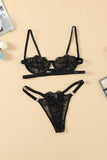 lovefery Neon Lace Balconette Bralette Lingerie Set