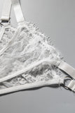 lovefery Neon Lace Balconette Bralette Lingerie Set