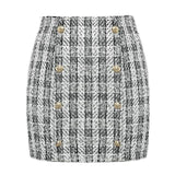 Elodie Plaid Skirt